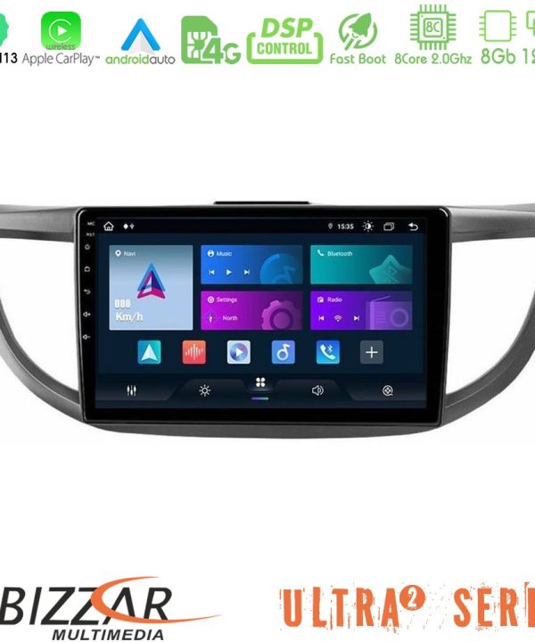 Kimpiris - Bizzar Ultra Series Honda CRV 2012-2017 8core Android13 8+128GB Navigation Multimedia Tablet 9"