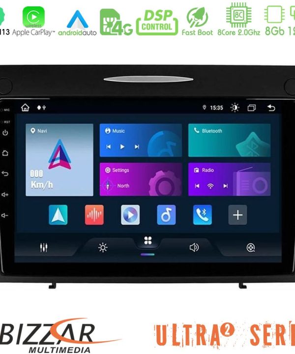 Kimpiris - Bizzar Ultra Series Mercedes SLK Class 8core Android13 8+128GB Navigation Multimedia Tablet 9"