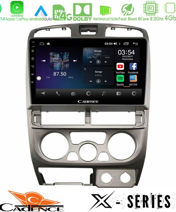 Kimpiris - Cadence X Series Isuzu D-Max 2004-2006 8core Android 14 4+64GB Navigation Multimedia Tablet 9"