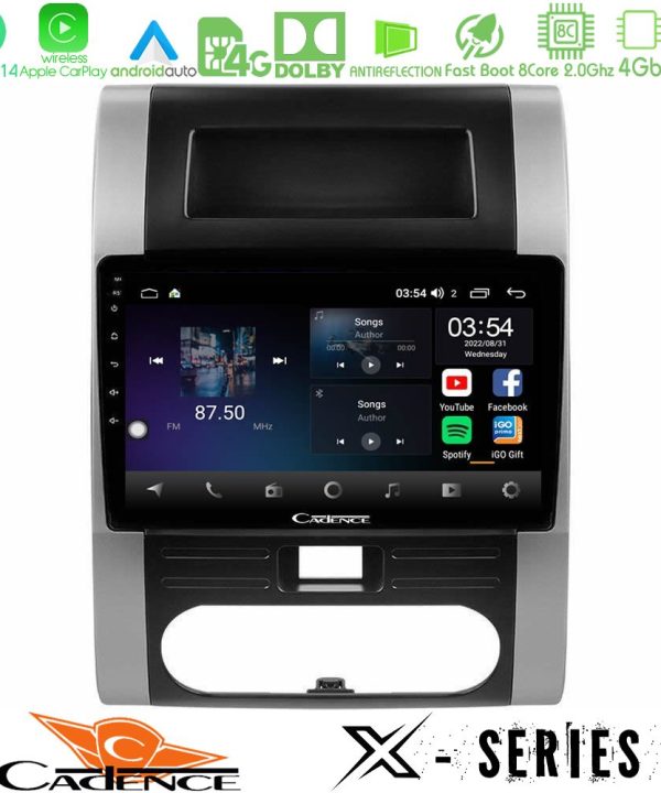Kimpiris - Cadence X Series Nissan X-Trail T31 8core Android 14 4+64GB Navigation Multimedia Tablet 10"