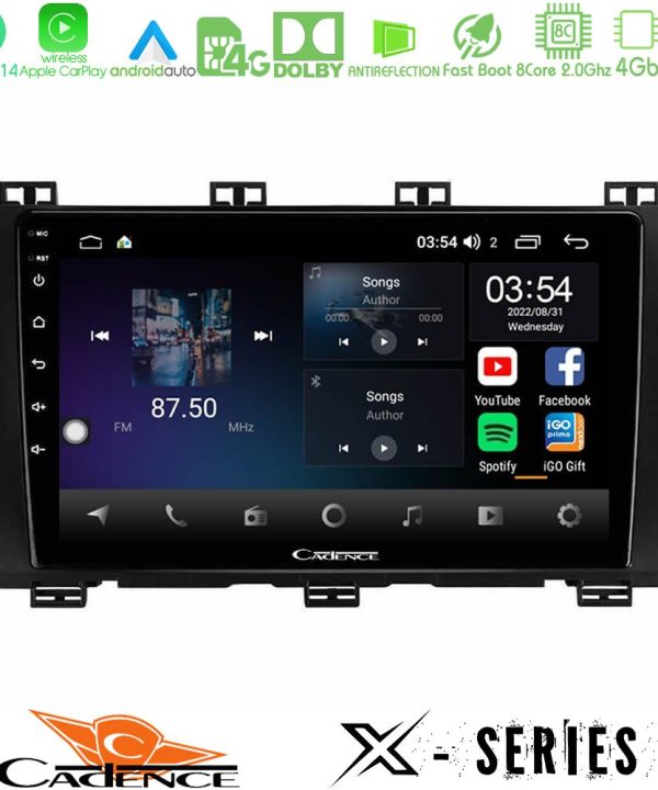 Kimpiris - Cadence X Series Seat Ateca 2017-2021 8core Android 14 4+64GB Navigation Multimedia Tablet 9"