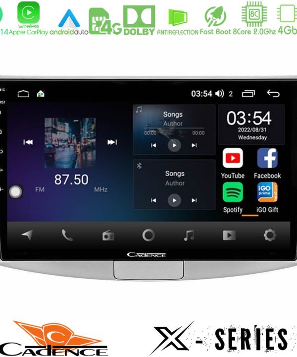 Kimpiris - Cadence X Series VW Passat 8core Android 14 4+64GB Navigation Multimedia Tablet 10"