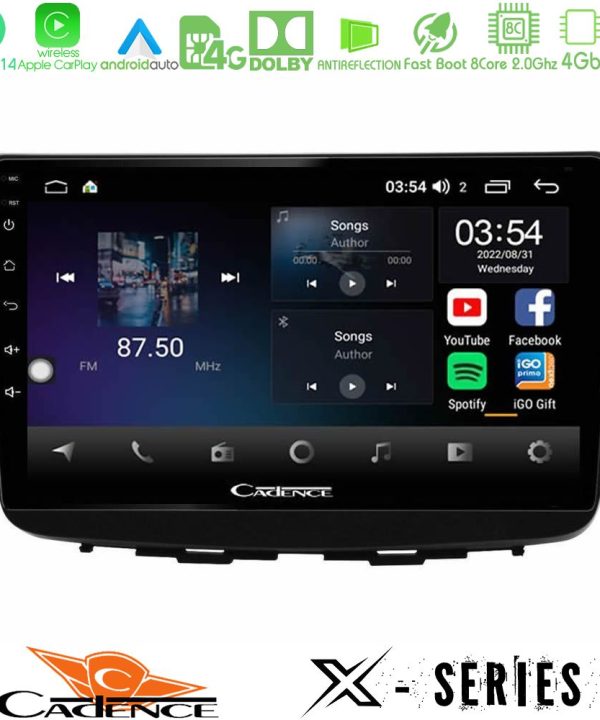Kimpiris - Cadence X Series Suzuki Baleno 2016-2021 8core Android 14 4+64GB Navigation Multimedia Tablet 9"