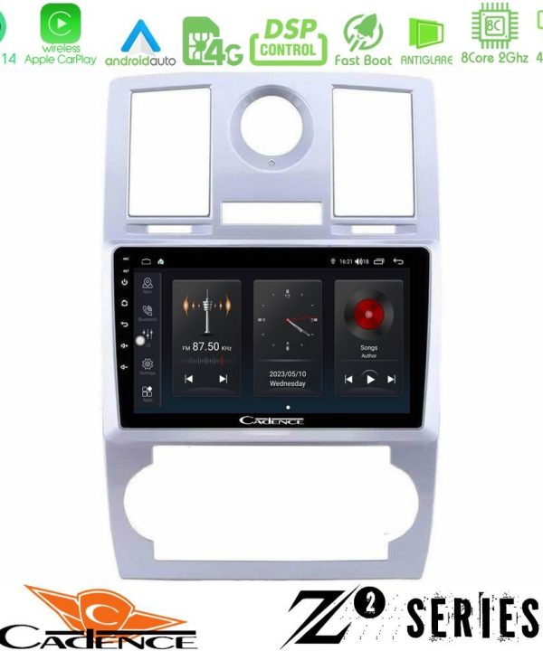 Kimpiris - Cadence Z2 Series 8Core Android14 4+64GB  Chrysler 300C Navigation Multimedia Tablet 9" Με Carplay & Android Auto