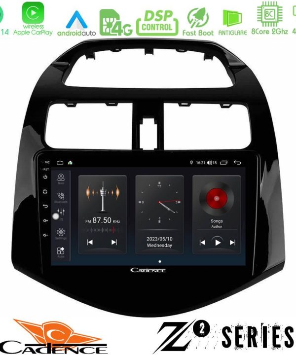 Kimpiris - Cadence Z2 Series 8Core Android14 4+64GB  Chevrolet Spark 2009-2015 Navigation Multimedia Tablet 9" Με Carplay & Android Auto