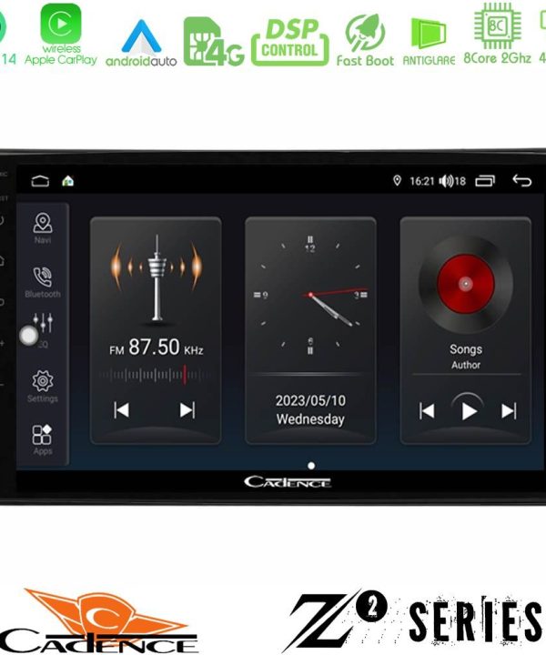 Kimpiris - Cadence Z2 Series 8Core Android14 4+64GB Ford Focus 2019-> Navigation Multimedia Tablet 9" Με Carplay & Android Auto