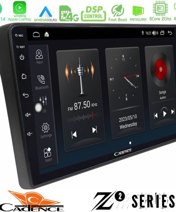 Kimpiris - Cadence Z2 Series 8Core Android14 4+64GB  Fiat Ducato/Citroen Jumper/Peugeot Boxer Navigation Multimedia Tablet 9" Με Carplay & Android Auto