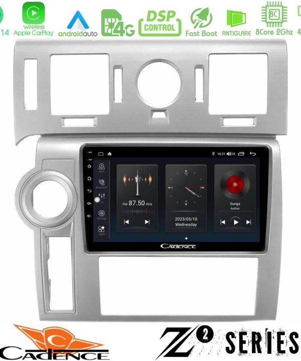 Kimpiris - Cadence Z2 Series 8Core Android14 4+64GB  Hummer H2 2008-2009 Navigation Multimedia Tablet 9" Με Carplay & Android Auto