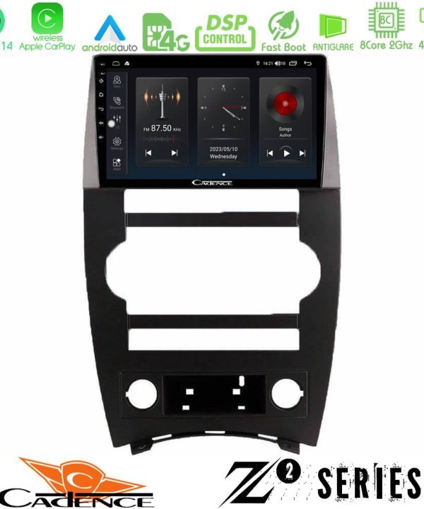 Kimpiris - Cadence Z2 Series 8Core Android14 4+64GB  Jeep Commander 2007-2008 Navigation Multimedia Tablet 9" Με Carplay & Android Auto