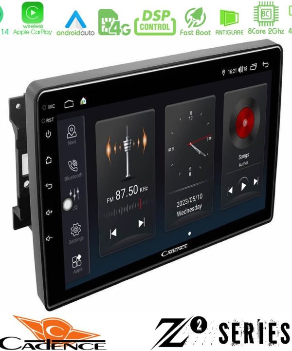 Kimpiris - Cadence Z2 Series 8Core Android14 4+64GB  Chrysler / Dodge / Jeep Navigation Multimedia Tablet 10" Με Carplay & Android Auto