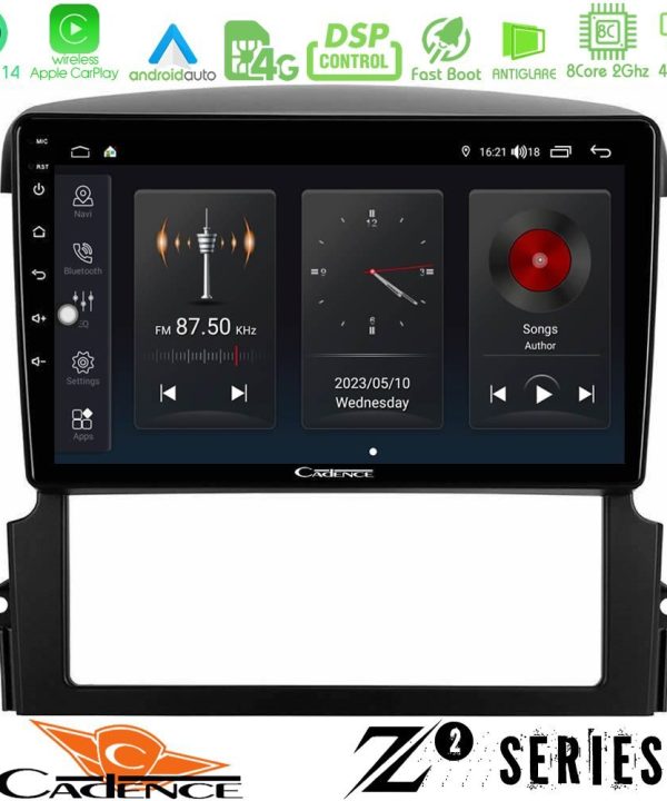 Kimpiris - Cadence Z2 Series 8Core Android14 4+64GB  Kia Sorento Navigation Multimedia Tablet 9" Με Carplay & Android Auto