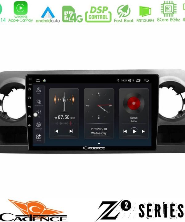Kimpiris - Cadence Z2 Series 8Core Android14 4+64GB  Mercedes Sprinter W907 Navigation Multimedia Tablet 10" Με Carplay & Android Auto