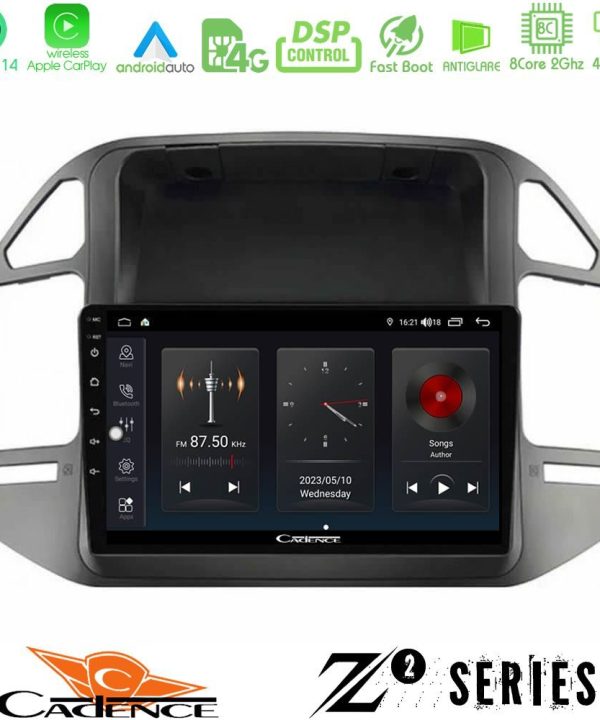 Kimpiris - Cadence Z2 Series 8Core Android14 4+64GB Mitsubishi Pajero 2002-2006 Navigation Multimedia Tablet 9" Με Carplay & Android Auto