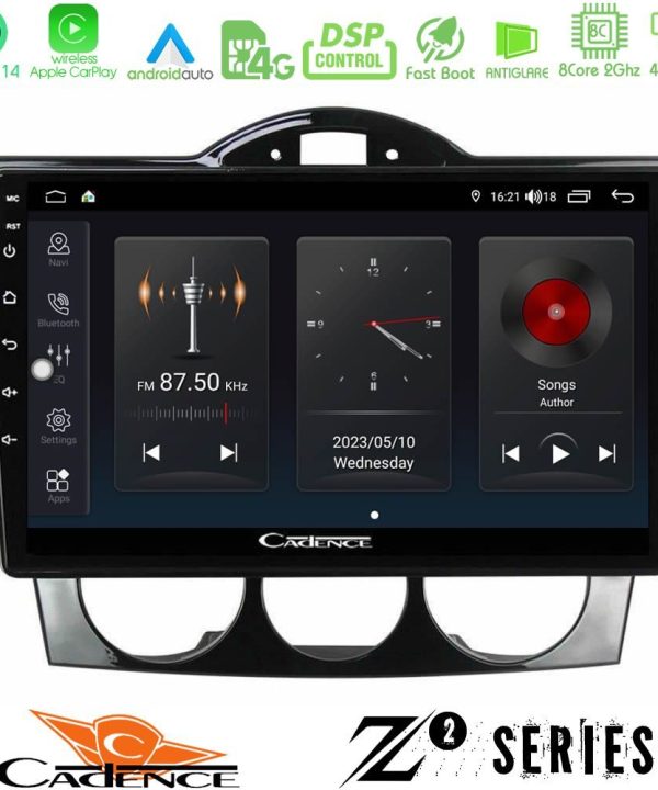Kimpiris - Cadence Z2 Series 8Core Android14 4+64GB  Mazda RX8 2003-2008 Navigation Multimedia Tablet 9" Με Carplay & Android Auto