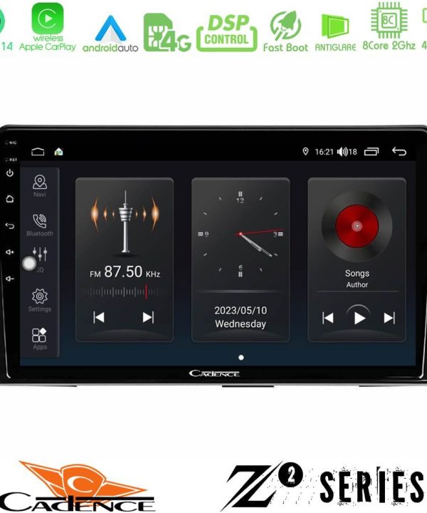 Kimpiris - Cadence Z2 Series 8Core Android14 4+64GB  Nissan Micra K14 Navigation Multimedia Tablet 10" Με Carplay & Android Auto