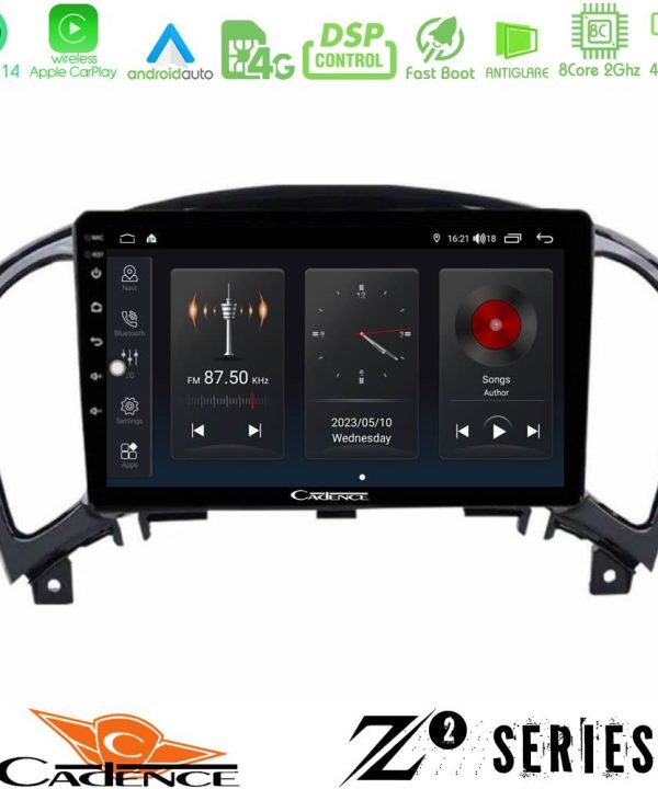 Kimpiris - Cadence Z2 Series 8Core Android14 4+64GB  Nissan Juke Navigation Multimedia Tablet 9" Με Carplay & Android Auto