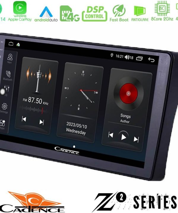 Kimpiris - Cadence Z2 Series 8Core Android14 4+64GB  Nissan Navara D40 Navigation Multimedia Tablet 9" Με Carplay & Android Auto