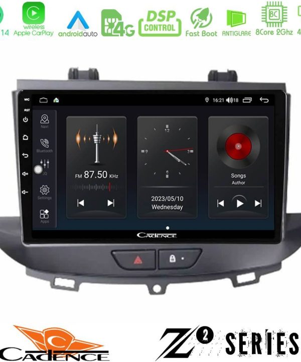 Kimpiris - Cadence Z2 Series 8Core Android14 4+64GB Opel Grandland/Crossland X Navigation Multimedia Tablet 9" Με Carplay & Android Auto
