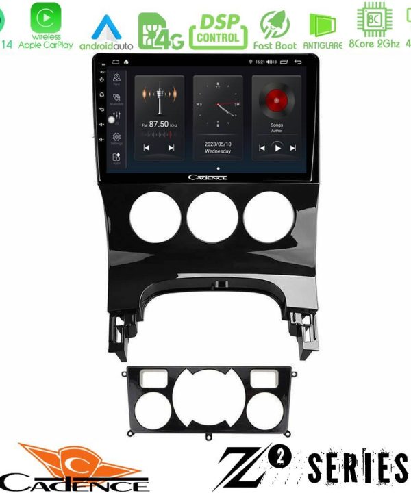Kimpiris - Cadence Z2 Series 8Core Android14 4+64GB  Peugeot 3008 AUTO A/C Navigation Multimedia Tablet 9" Με Carplay & Android Auto