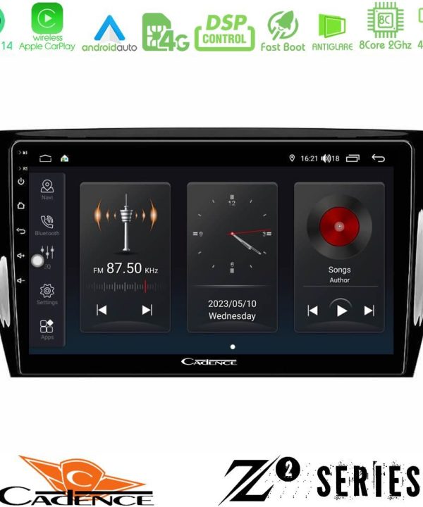 Kimpiris - Cadence Z2 Series 8Core Android14 4+64GB  Skoda Octavia 7 Navigation Multimedia Tablet 10" Με Carplay & Android Auto
