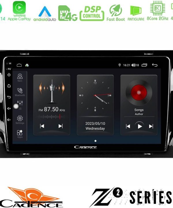 Kimpiris - Cadence Z2 Series 8Core Android14 4+64GB  Skoda Kodiaq 2017-> Navigation Multimedia Tablet 10" Με Carplay & Android Auto