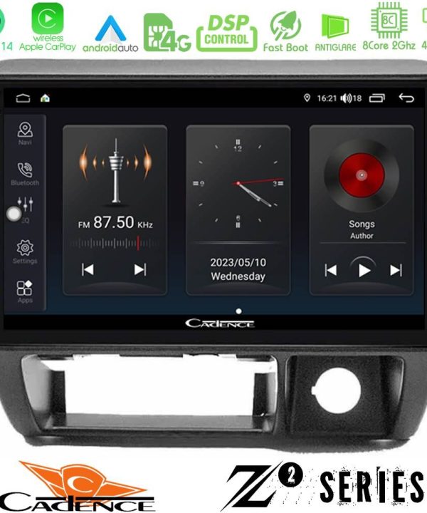 Kimpiris - Cadence Z2 Series 8Core Android14 4+64GB Suzuki Jimny 1998-2005 Navigation Multimedia Tablet 9" Με Carplay & Android Auto