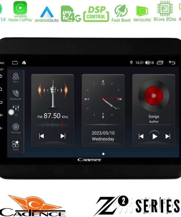 Kimpiris - Cadence Z2 Series 8Core Android14 4+64GB  Suzuki Ignis Navigation Multimedia Tablet 9" Με Carplay & Android Auto