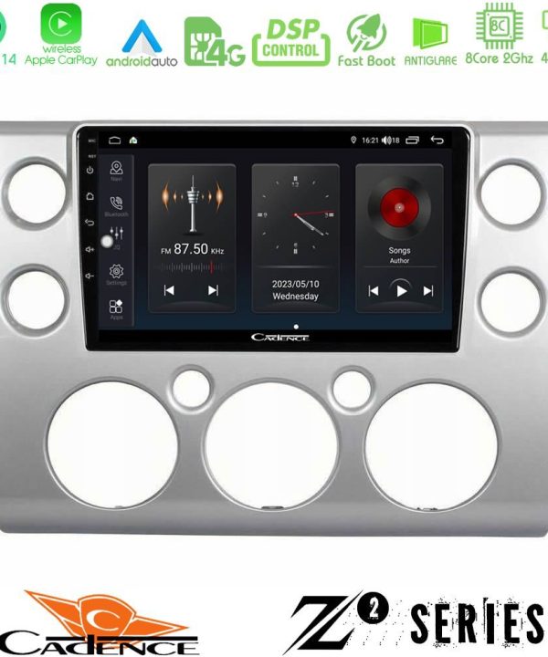 Kimpiris - Cadence Z2 Series 8Core Android14 4+64GB Toyota FJ 2007-2014 Navigation Multimedia Tablet 9" Με Carplay & Android Auto