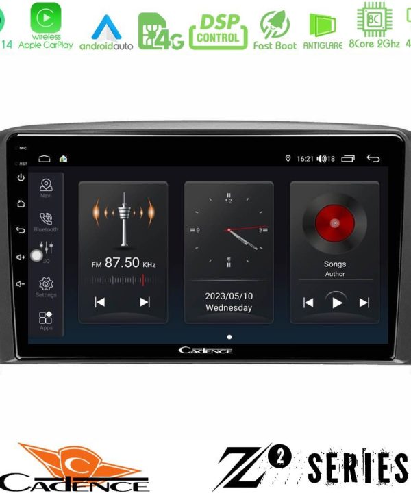 Kimpiris - Cadence Z2 Series 8Core Android14 4+64GB  Volvo S80 1998-2006 Navigation Multimedia Tablet 9" Με Carplay & Android Auto