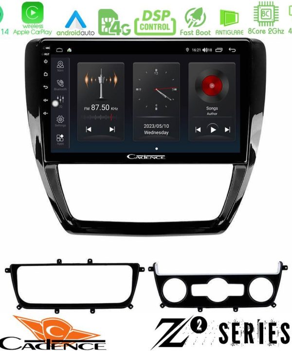 Kimpiris - Cadence Z2 Series 8Core Android14 4+64GB  VW Jetta Navigation Multimedia Tablet 10" Με Carplay & Android Auto