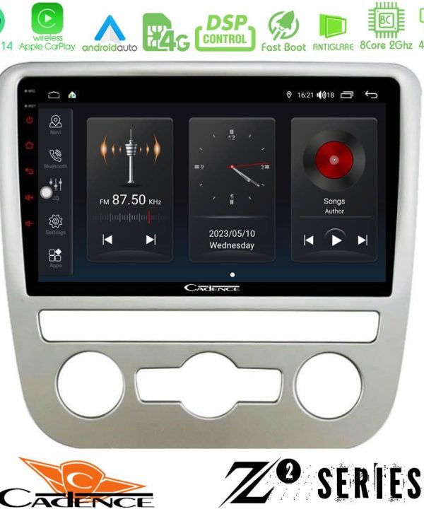 Kimpiris - Cadence Z2 Series 8Core Android14 4+64GB  VW Scirocco 2008 – 2014 Navigation Multimedia Tablet 9" Με Carplay & Android Auto
