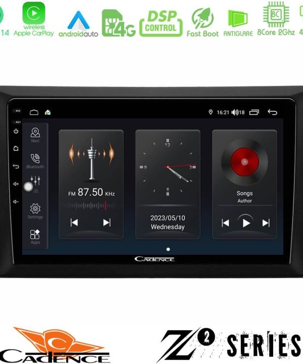 Kimpiris - Cadence Z2 Series 8Core Android14 4+64GB  Vw Golf 6 Navigation Multimedia Tablet 9" Με Carplay & Android Auto