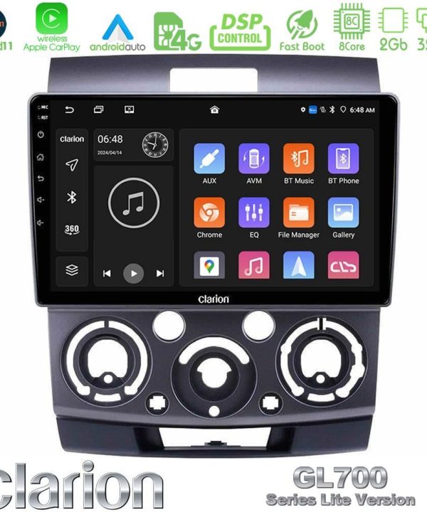 Kimpiris - Clarion GL700 Lite Series 8Core Android11 2+32GB Ford Ranger/Mazda BT50 Navigation Multimedia Tablet 9" Με Carplay & Android Auto