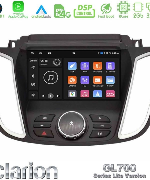 Kimpiris - Clarion GL700 Lite Series 8Core Android11 2+32GB Ford Kuga/C-Max 2013-2019 Navigation Multimedia Tablet 9" Με Carplay & Android Auto