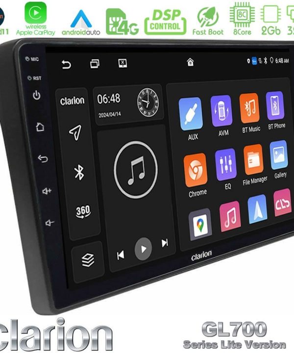 Kimpiris - Clarion GL700 Lite Series 8Core Android11 2+32GB Fiat Ducato/Citroen Jumper/Peugeot Boxer Navigation Multimedia Tablet 9" Με Carplay & Android Auto