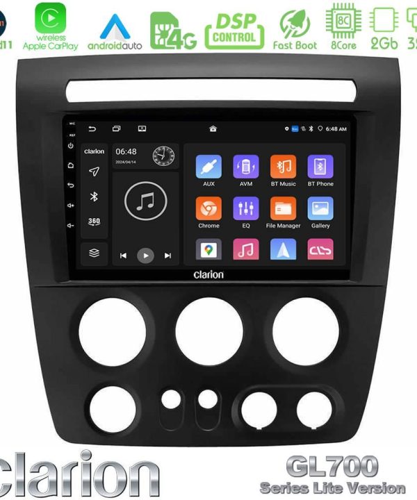 Kimpiris - Clarion GL700 Lite Series 8Core Android11 2+32GB Hummer H3 2005-2009 Navigation Multimedia Tablet 9" Με Carplay & Android Auto