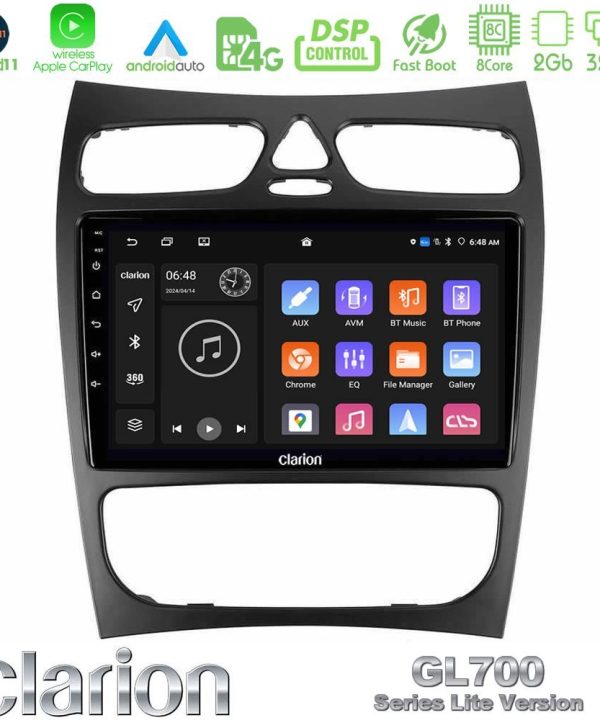 Kimpiris - Clarion GL700 Lite Series 8Core Android11 2+32GB Mercedes CLK Class W209 2000-2004 Navigation Multimedia Tablet 9" Με Carplay & Android Auto