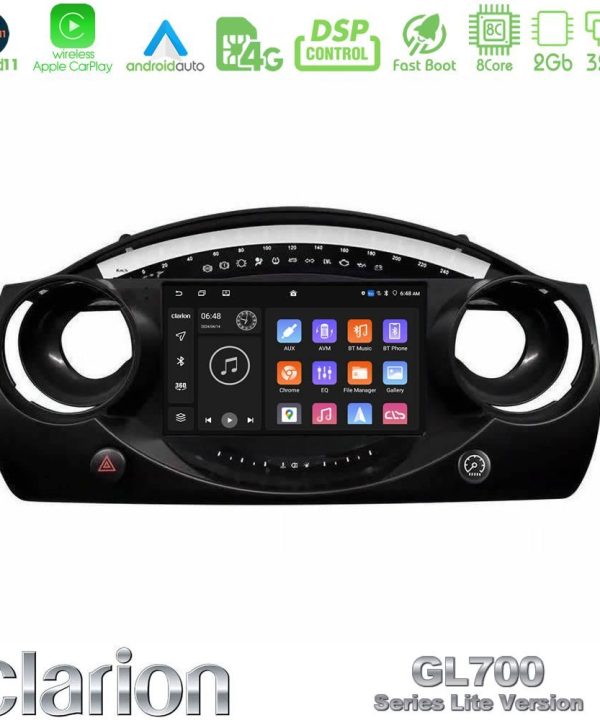 Kimpiris - Clarion GL700 Lite Series 8Core Android11 2+32GB Mini Cooper R50 Navigation Multimedia Tablet 9" Με Carplay & Android Auto