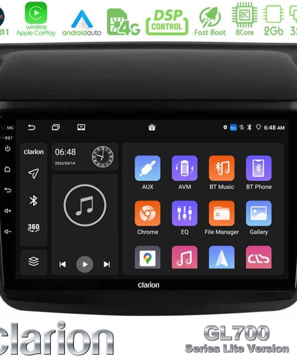 Kimpiris - Clarion GL700 Lite Series 8Core Android11 2+32GB Mitsubishi L200 Navigation Multimedia Tablet 9" Με Carplay & Android Auto