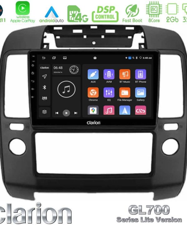 Kimpiris - Clarion GL700 Lite Series 8Core Android11 2+32GB Nissan Navara Navigation Multimedia Tablet 9" Με Carplay & Android Auto