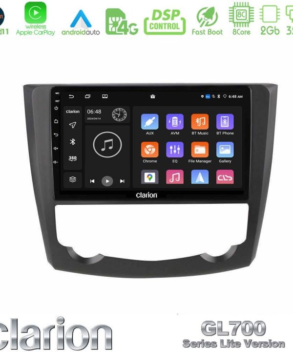 Kimpiris - Clarion GL700 Lite Series 8Core Android11 2+32GB Renault Kadjar Navigation Multimedia Tablet 9" Με Carplay & Android Auto