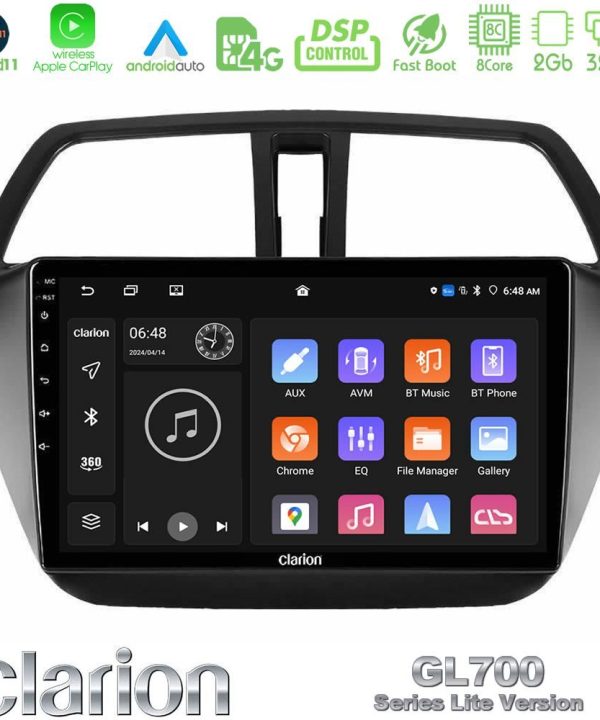 Kimpiris - Clarion GL700 Lite Series 8Core Android11 2+32GB Suzuki SX4 S-Cross Navigation Multimedia Tablet 9" Με Carplay & Android Auto