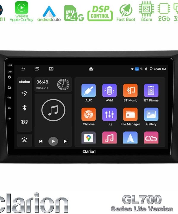 Kimpiris - Clarion GL700 Lite Series 8Core Android11 2+32GB Vw Golf 6 Navigation Multimedia Tablet 9" Με Carplay & Android Auto