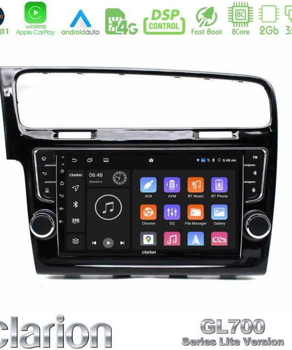 Kimpiris - Clarion GL700 Lite Series 8Core Android11 2+32GB VW GOLF 7 Navigation Multimedia Tablet 9" Με Carplay & Android Auto (OEM Look)