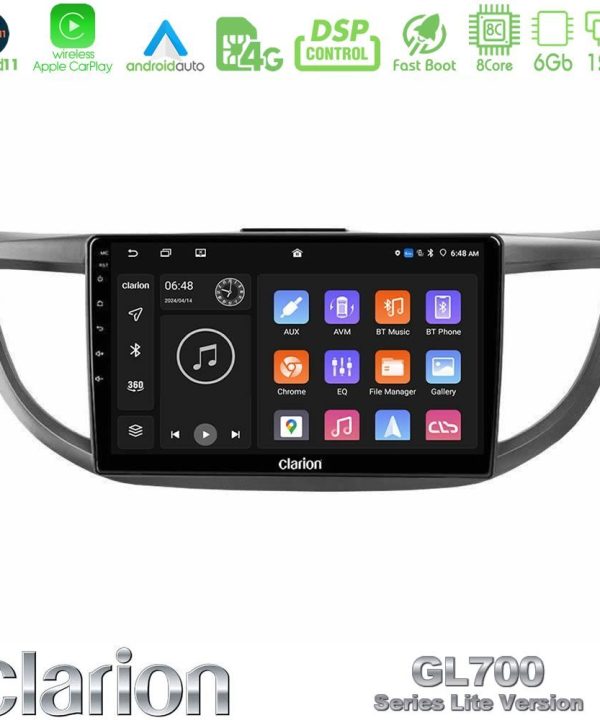 Kimpiris - Clarion GL700 Lite Series 8Core Android11 6+128GB Honda CRV 2012-2017 Navigation Multimedia Tablet 9" Με Carplay & Android Auto