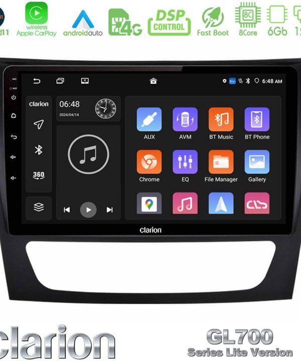 Kimpiris - Clarion GL700 Lite Series 8Core Android11 6+128GB Mercedes E Class / CLS Class Navigation Multimedia Tablet 9" Με Carplay & Android Auto