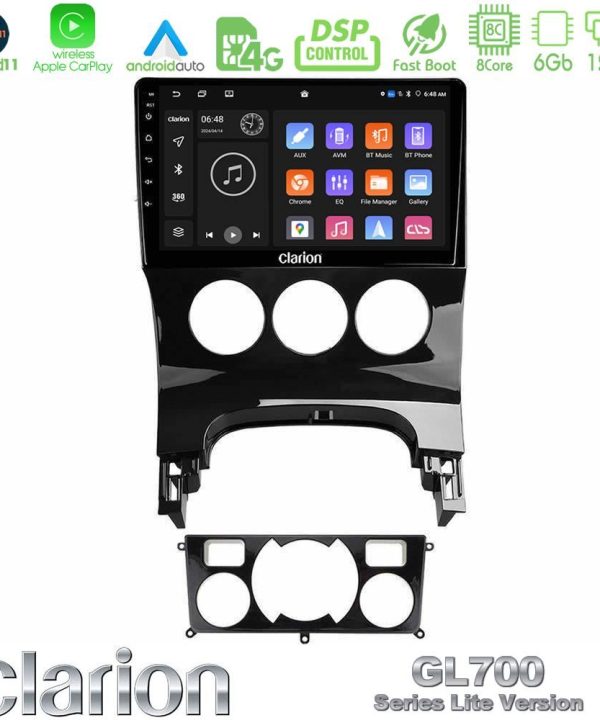 Kimpiris - Clarion GL700 Lite Series 8Core Android11 6+128GB Peugeot 3008 AUTO A/C Navigation Multimedia Tablet 9" Με Carplay & Android Auto
