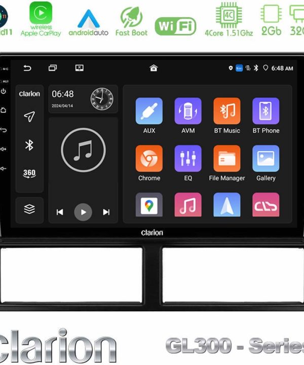 Kimpiris - Clarion GL300 Series 4Core Android11 2+32GB Jeep Grand Cherokee 1999-2004 Navigation Multimedia Tablet 9" Με Carplay & Android Auto