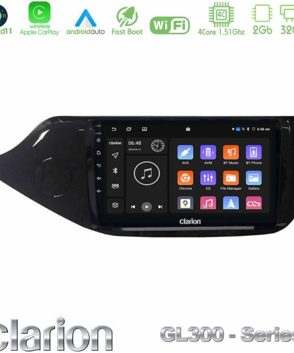 Kimpiris - Clarion GL300 Series 4Core Android11 2+32GB Kia Ceed 2013-2017 Navigation Multimedia Tablet 9" Με Carplay & Android Auto
