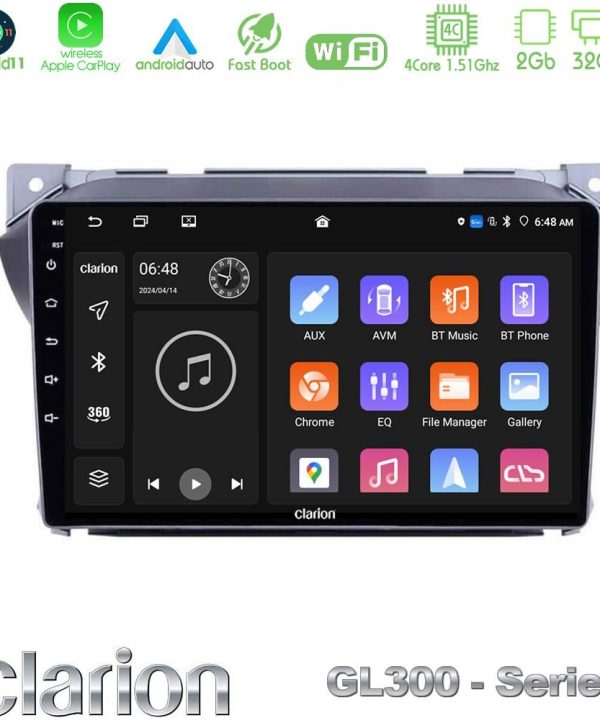 Kimpiris - Clarion GL300 Series Suzuki Alto & Nissan Pixo 4Core Android11 2+32GB Navigation Multimedia Tablet 9" Με Carplay & Android Auto